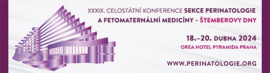 XXXIX. Celostátní konference Sekce perinatologie a fetomaternální medicíny – Štemberovy dny